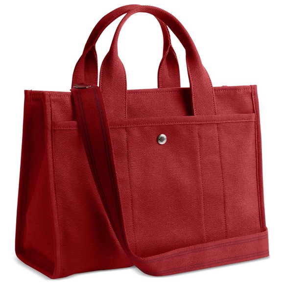 Coach Cargo Silver/ 1941 Red Tote Bag - Picture 2 of 4